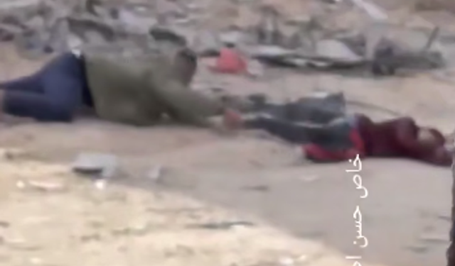 Gazze'de yürek yakan görüntü!