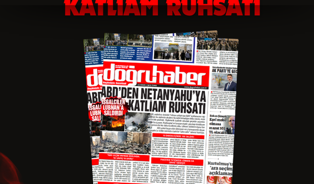 İŞGALCİLER LÜBNAN’A SALDIRDI  ABD’DEN NETANYAHU’YA KATLİAM RUHSATI