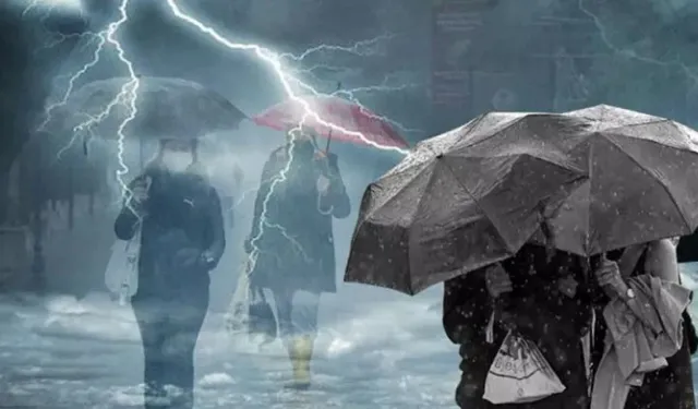 Meteoroloji'den çok kuvvetli yağış ve fırtına uyarısı