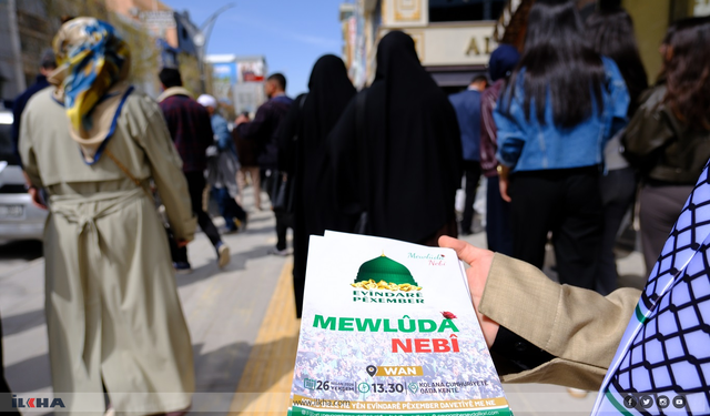 Van’da Mevlid-i Nebi etkinliğine güllerle davet!