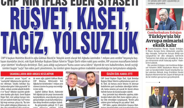 CHP’NİN İFLAS EDEN SİYASETİ   RÜŞVET, KASET, TACİZ, YOLSUZLUK