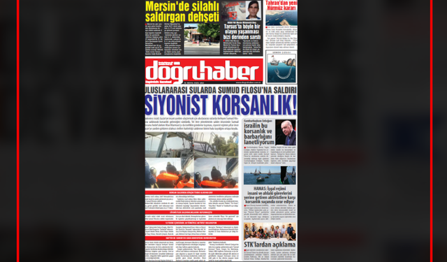 ULUSLARARASI SULARDA SİYONİST KORSANLIK: SUMUD FİLOSU’NA SALDIRDI