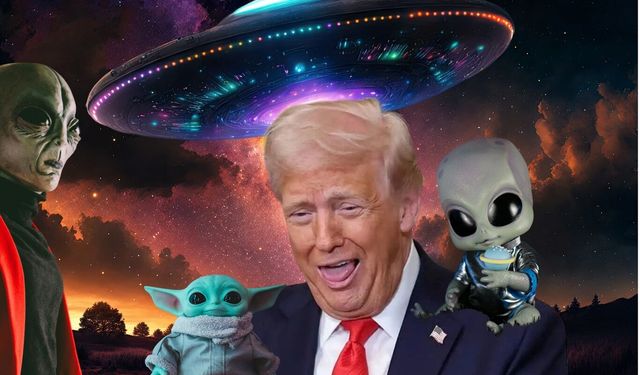 Epstein pisliğini gizlemek isteyen Trump, bu defada UFO ve uzaylıları ortaya attı