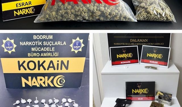 Muğla'da uyuşturucu operasyonu!