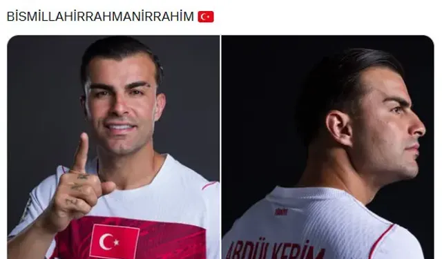 Abdulkerim Dünya Kupası öncesi 'Besmele' paylaşımı yaptı! Irkçı ve din düşmanları kudurdu
