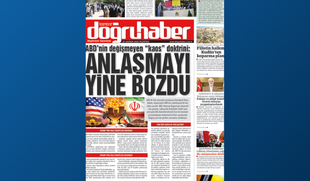ABD’NİN DEĞİŞMEYEN "KAOS" DOKTRİNİ: ANLAŞMAYI YİNE BOZDU