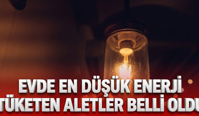 Evde en düşük enerji tüketen aletler belli oldu