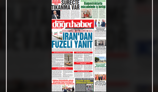SİYONİSTLERİN SALDIRGANLIĞINA İRAN'DAN FÜZELİ YANIT