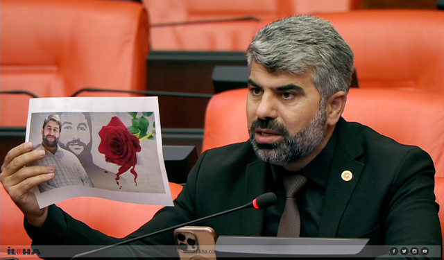Milletvekili Dinç, Şehit Aytaç Baran'ı TBMM sıralarında andı!