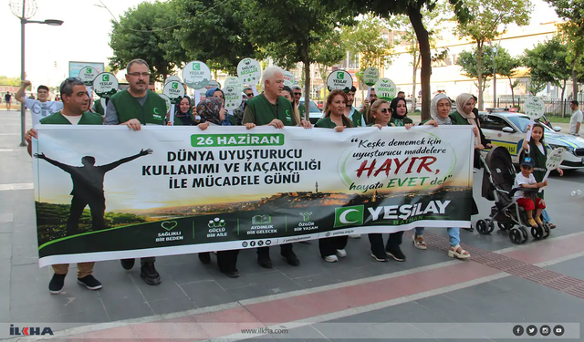 Batman'da bağımlılığa karşı farkındalık yürüyüşü!