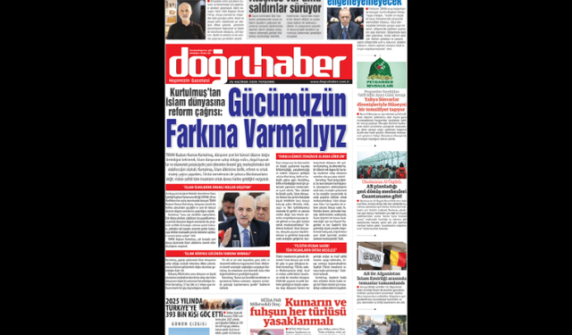 KURTULMUŞ’TAN İSLAM DÜNYASINA ÇAĞRI:  GÜCÜMÜZÜN FARKINA VARMALIYIZ