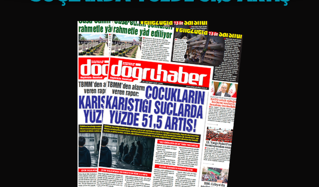 TBMM'DEN ALARM VEREN RAPOR:  ÇOCUKLARIN KARIŞTIĞI SUÇLARDA YÜZDE 51,5 ARTIŞ