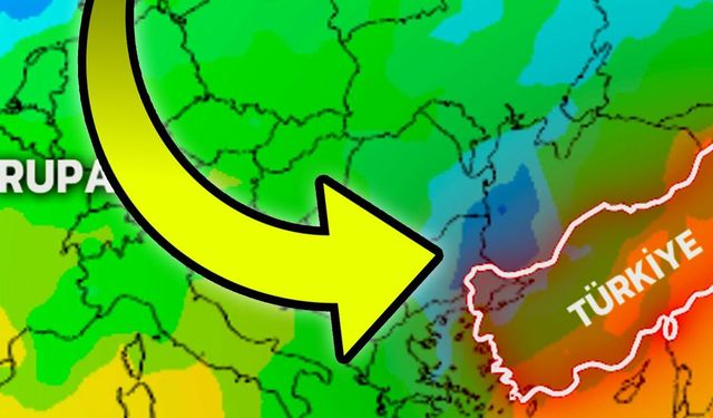 Balkanlar üzerinden Türkiye'ye doğru geliyor! Hava durumu tersine dönecek