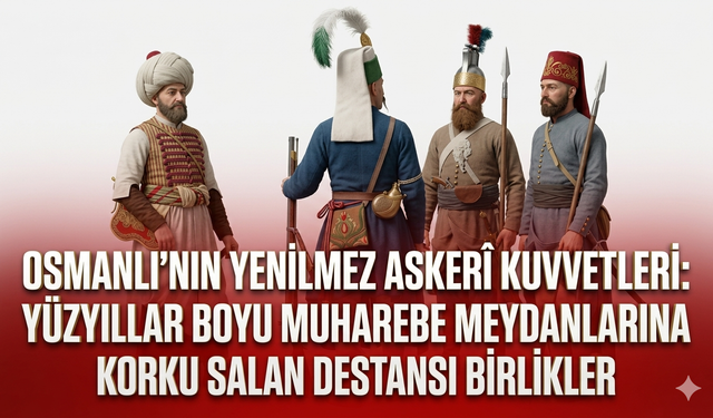 Osmanlı’nın askerî kuvvetleri: Yüzyıllar boyu muharebe meydanlarına korku salan destansı birlikler