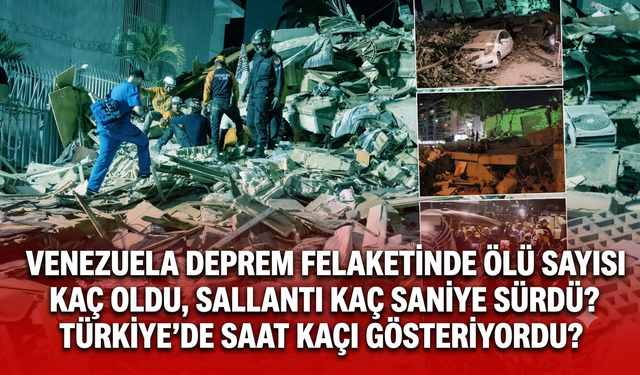 Venezuela deprem felaketinde ölü sayısı kaç oldu, sallantı kaç saniye sürdü? Türkiye’de saat kaçı gösteriyordu?