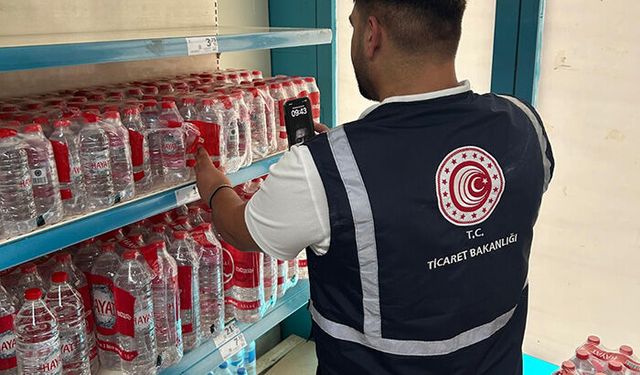 Ambalajlı su fiyatları denetlendi!