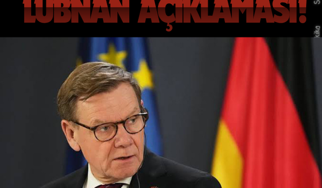Almanya'dan Lübnan açıklaması!