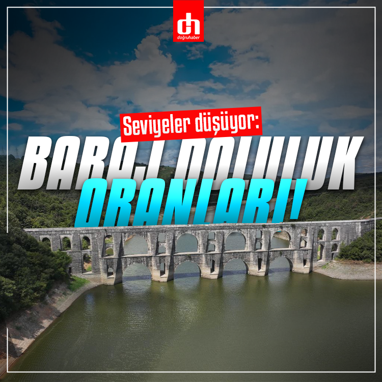 İstanbul'da baraj doluluk oranları açıklandı!