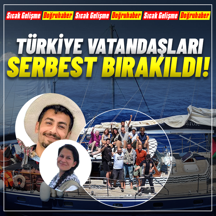İşgal rejimi tarafından alıkoyulan gemideki bir isim daha serbest bırakıldı!
