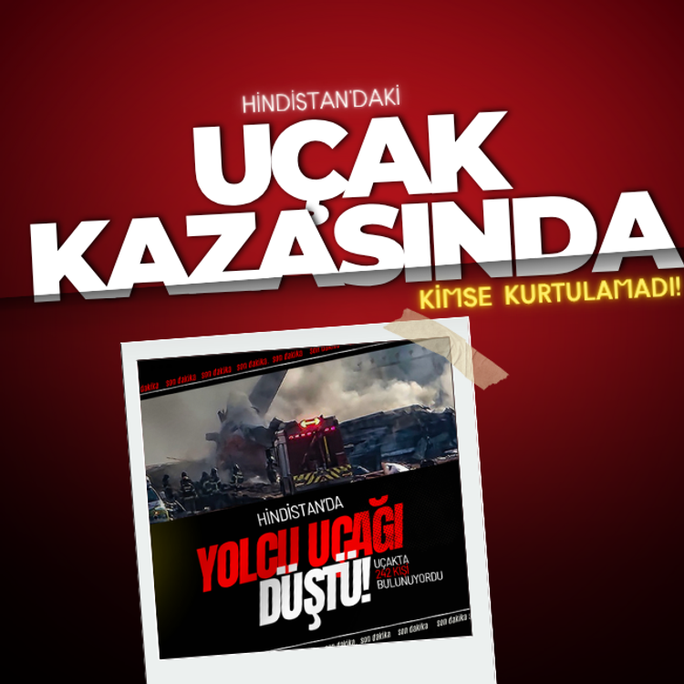 Hindistan'da meydana gelen uçak kazasında kimse kurtulamadı!