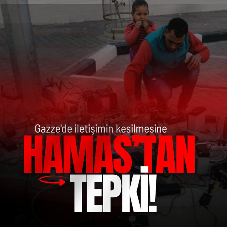 Gazze'de iletişimin kesilmesine HAMAS'tan tepki!