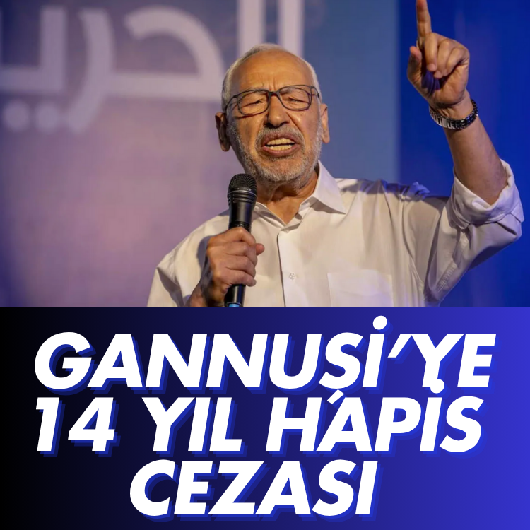 Raşid Gannuşi’ye 14 yıl hapis cezası