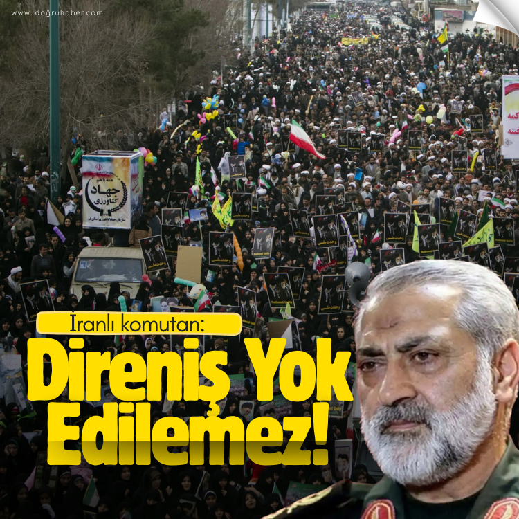 İranlı komutan: Direniş yok edilemez!