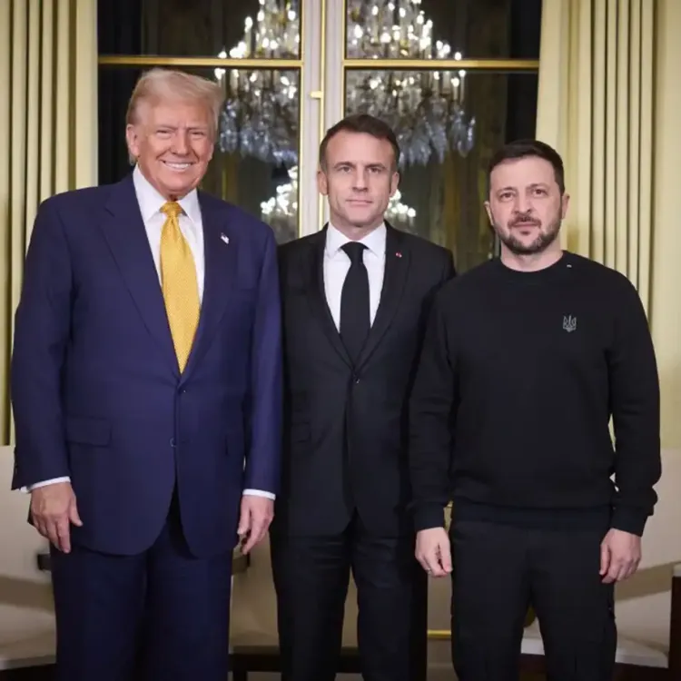 Macron ile Trump, Ukrayna'yı görüştü