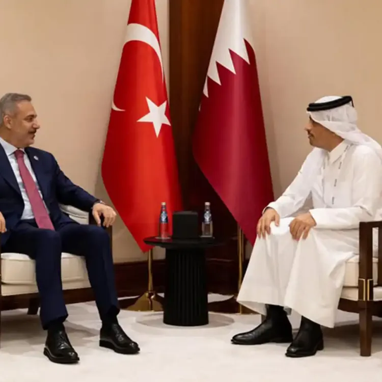 Bakan Fidan, Katar Başbakanı Al Sani ile görüştü