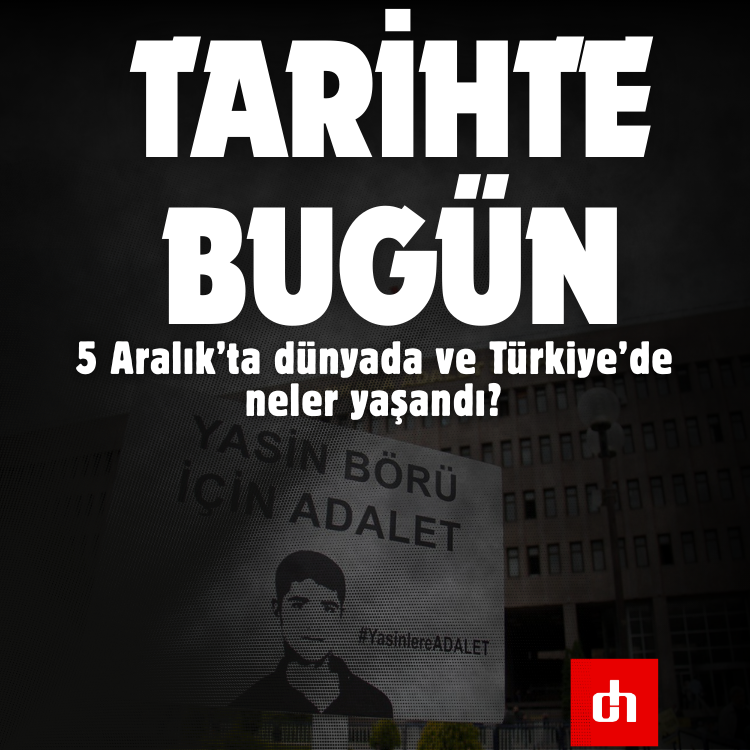 Tarihte bugün: 5 Aralık