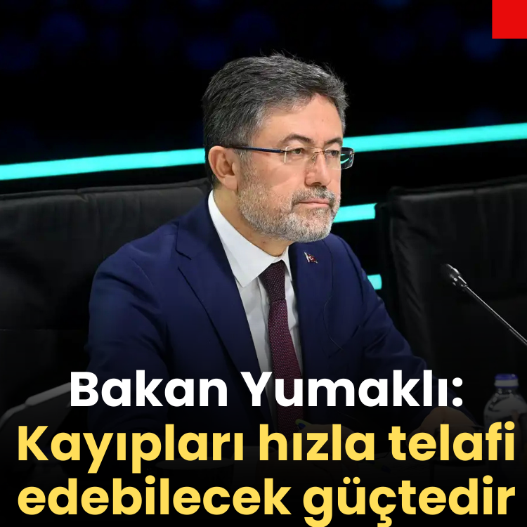 Bakan Yumaklı: Tarım sektörü dönemsel kayıpları hızla telafi edebilecek güçtedir