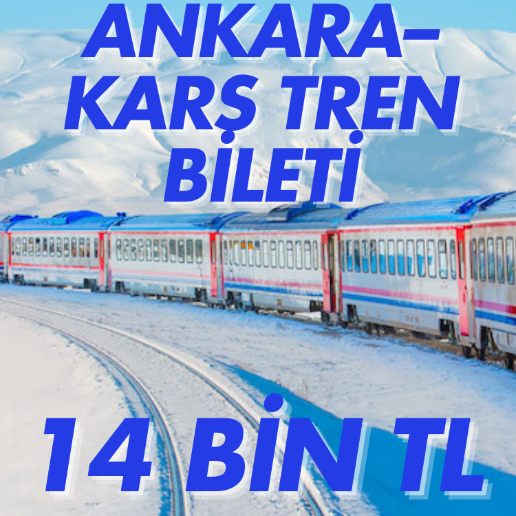 Altın kaplama mı? Ankara–Kars tren bileti 14 bin TL