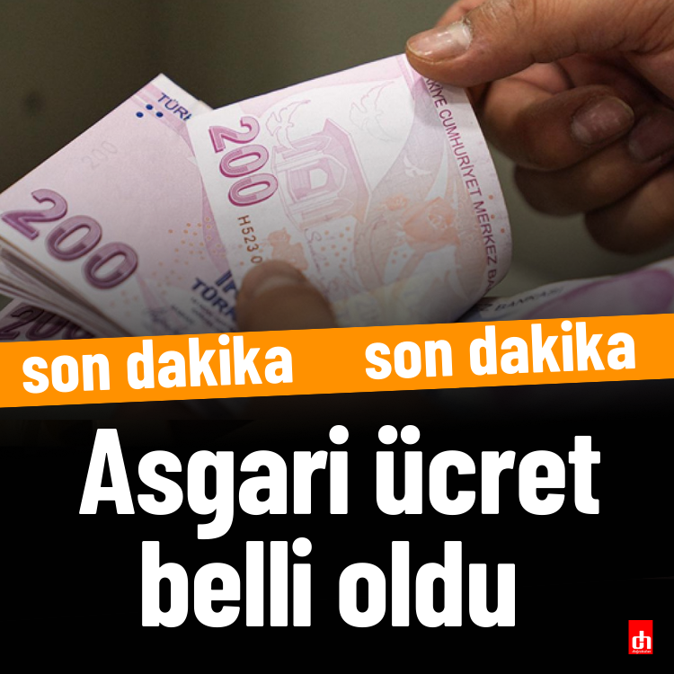 Asgari ücret açıklandı
