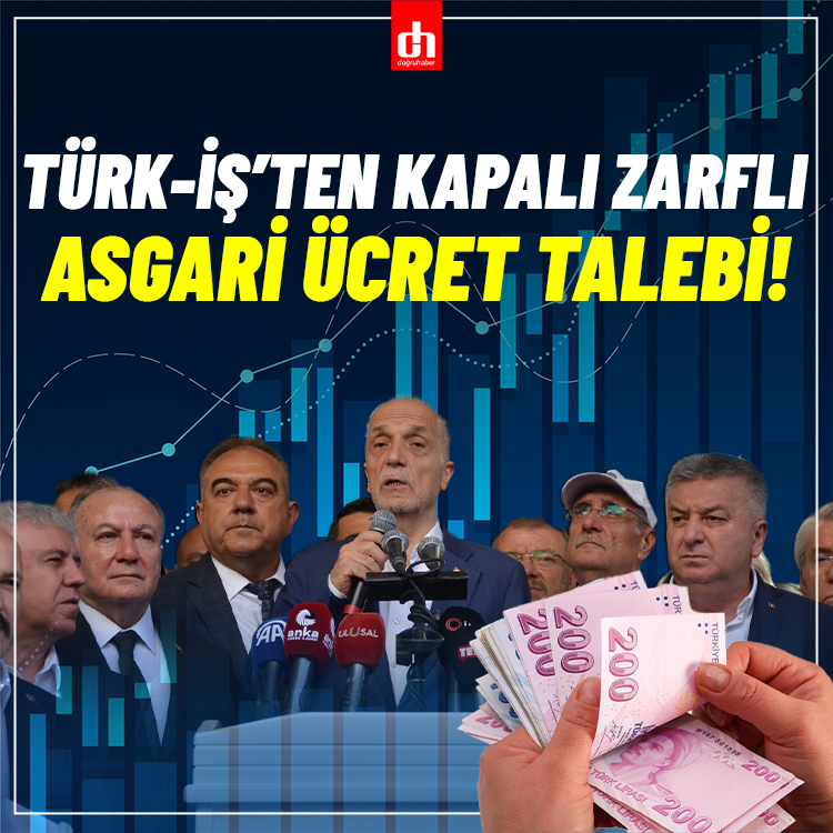 TÜRK-İŞ komisyona katılmadı: Kapalı zarfta asgari ücret talebi!