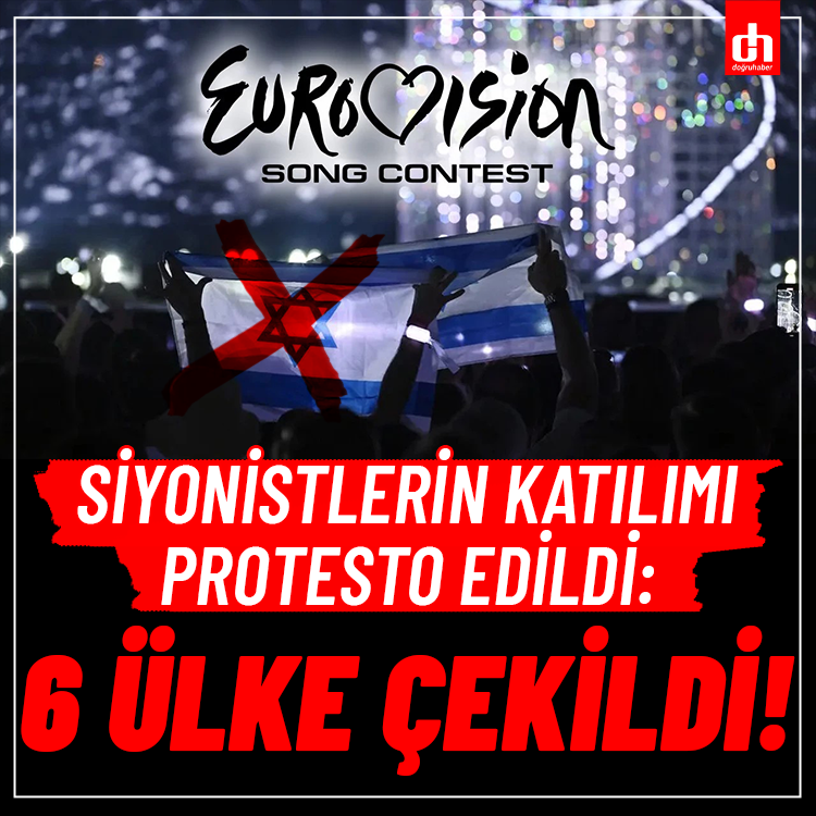 Eurovision siyonistlerin katılımını onayladı: Bir çok ülke yarışmadan çekildi!