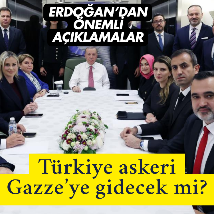 Türkiye askeri Gazze'ye gidecek mi? Erdoğan'dan yanıt