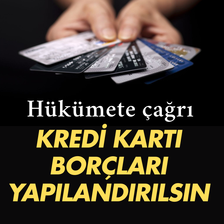 Hükümete çağrı: Kredi kartı borçları yapılandırılsın