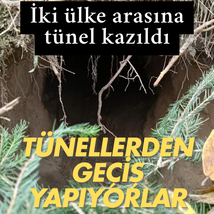 İki ülke arasına tünel kazıldı: Tünellerden geçiş yapıyorlar