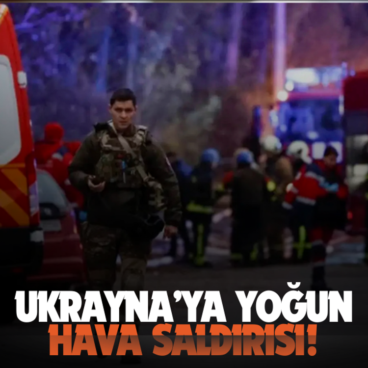 Ukrayna’ya yoğun hava saldırısı!