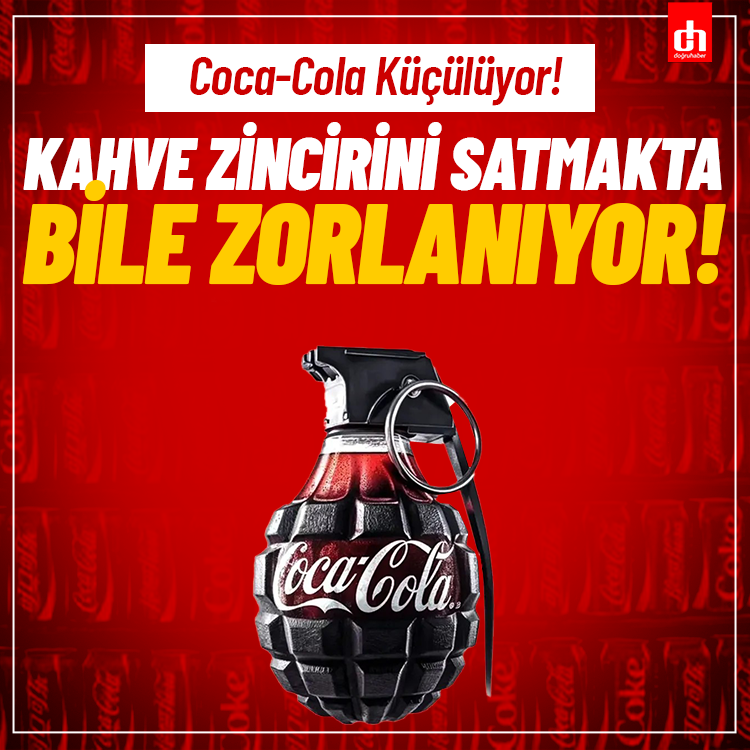 Boykotlu Coca-Cola küçülmeye gidiyor fakat malını elden çıkaramıyor!