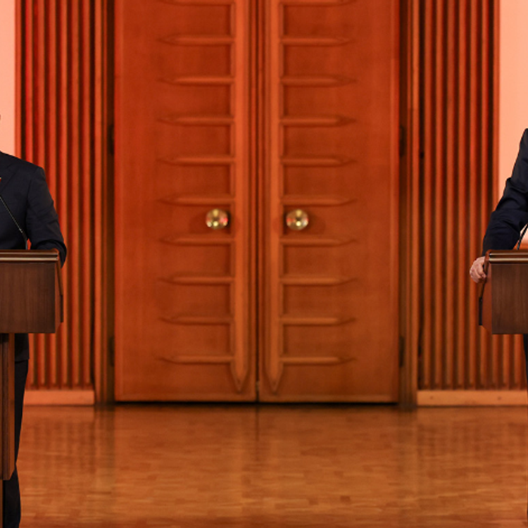 TBMM Başkanı Kurtulmuş ve Kırgız mevkidaşı bir arada