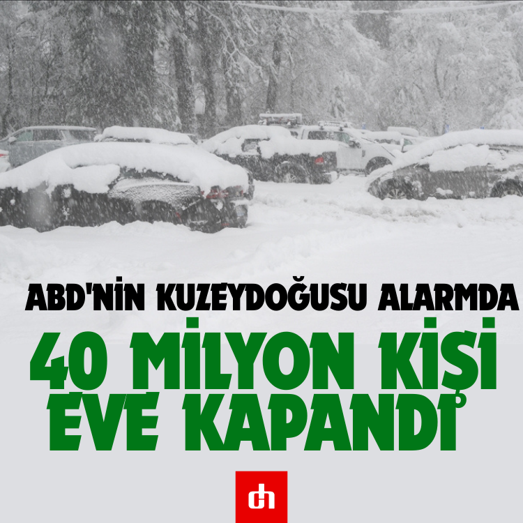ABD'nin Kuzeydoğusu Alarmda: 40 Milyon Kişi Eve Kapandı