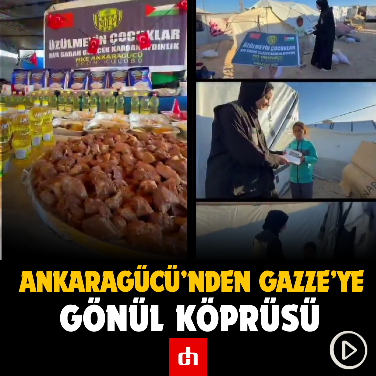 Ankaragücü’nden Gazze’ye Gönül Köprüsü: "Üzülmeyin Çocuklar"