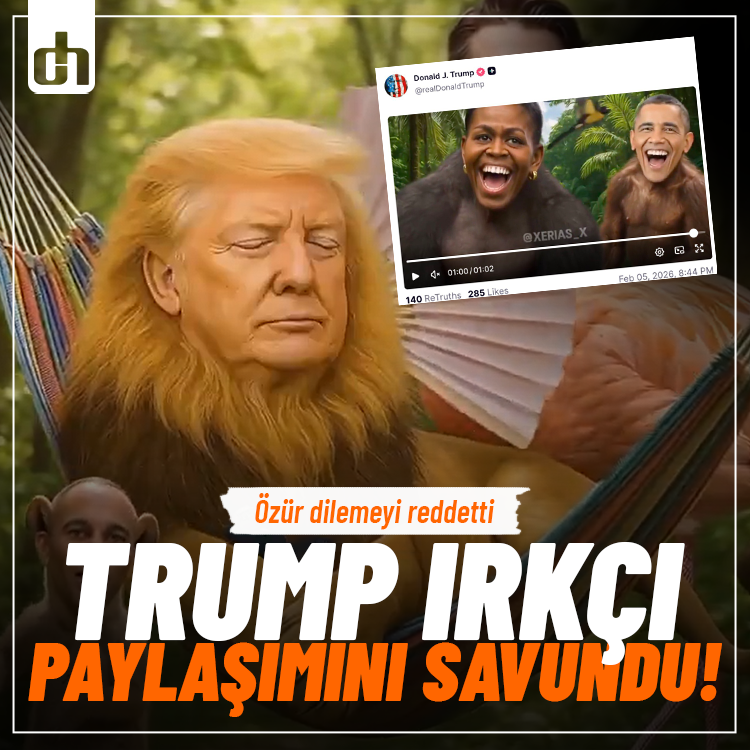 Trump ırkçı paylaşımını savundu: Özür dilemeyi reddetti