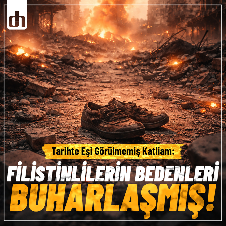 Resmen belgelendi! Tarihte Eşi Görülmemiş Katliam: Filistinlilerin Bedenleri Buharlaşmış!