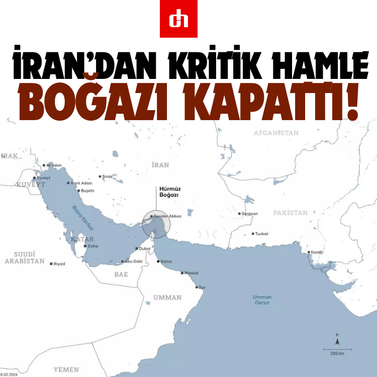 İran’dan Kritik Hamle: Boğazı Kapattı!