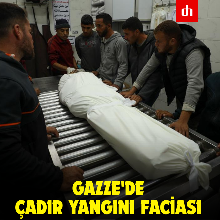 Gazze'de Çadır Yangını Faciası: 16 yaşındaki genç kız can verdi!