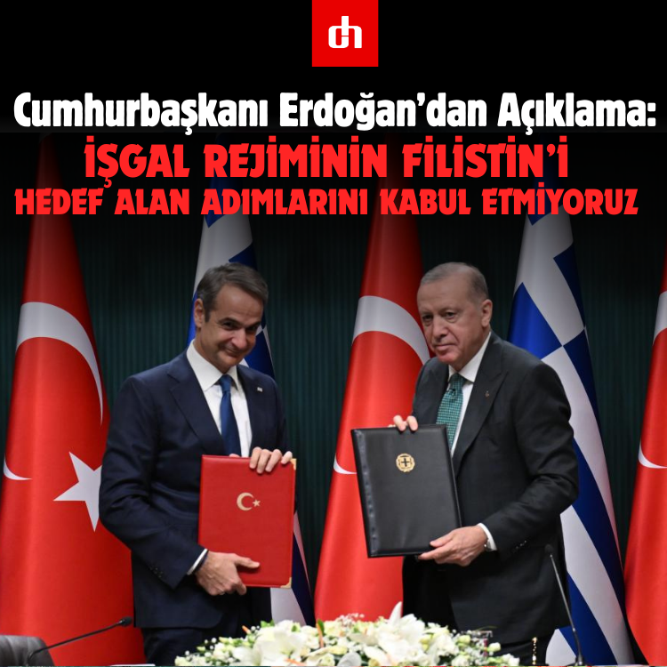 Cumhurbaşkanı Erdoğan’dan açıklama: İşgal rejiminin Filistin’i hedef alan adımlarını kabul etmiyoruz