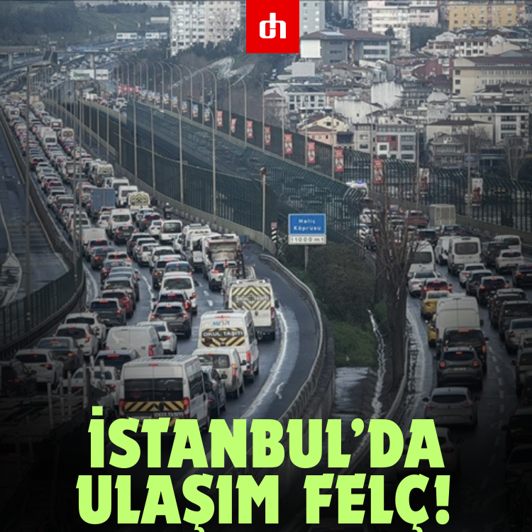 İstanbul’da Ulaşım Felç!