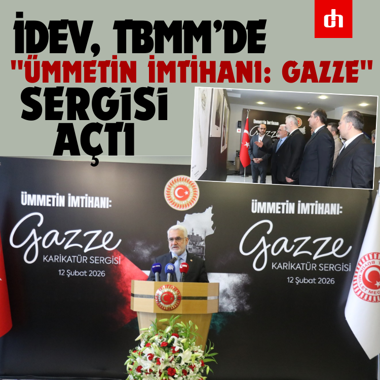 İDEV, TBMM’de "Ümmetin İmtihanı: Gazze" sergisi açtı